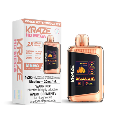 Kraze 20K — Peach Watermelon Ice