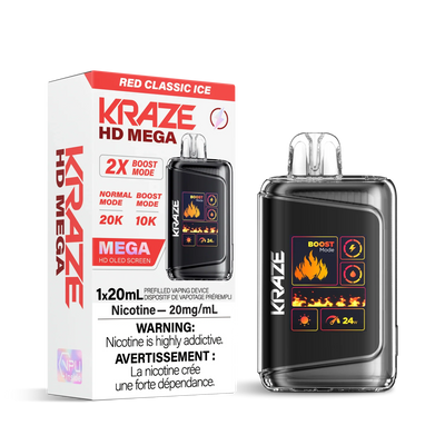 Kraze 20K — Red Classic Ice