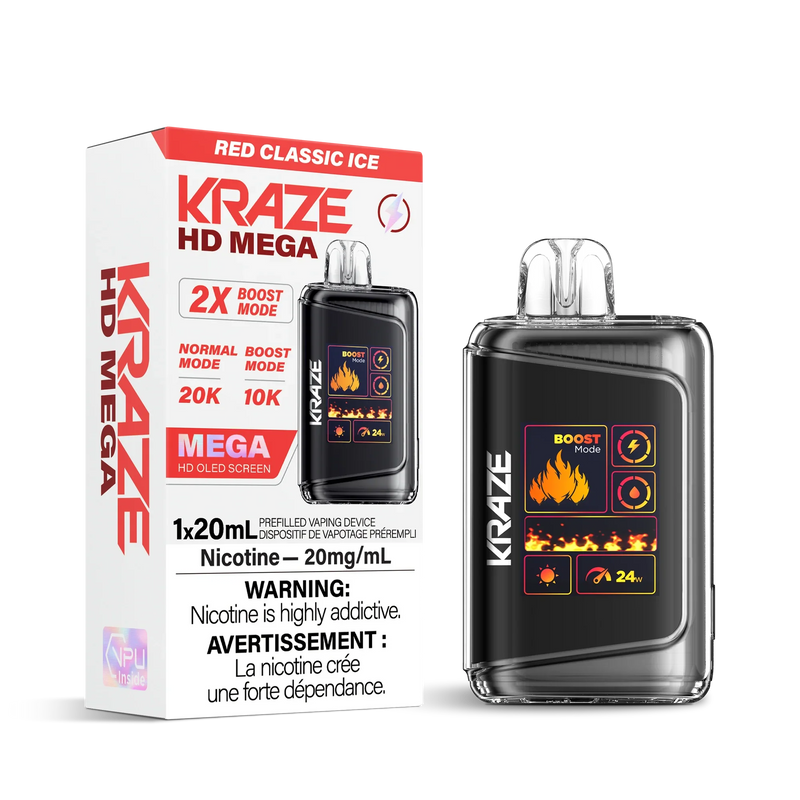 Kraze 20K — Red Classic Ice