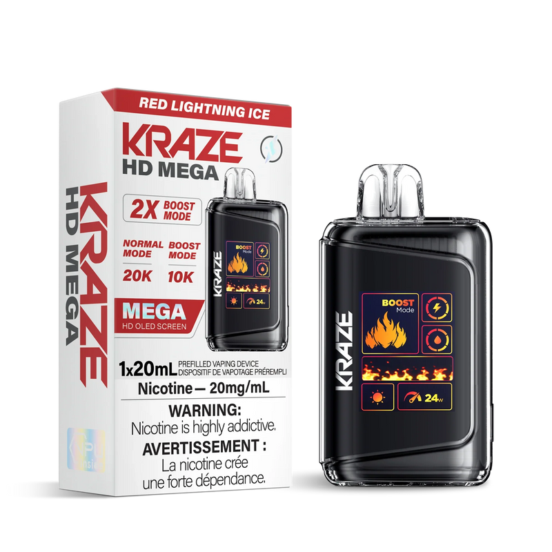 Kraze 20K — Red Lightning Ice