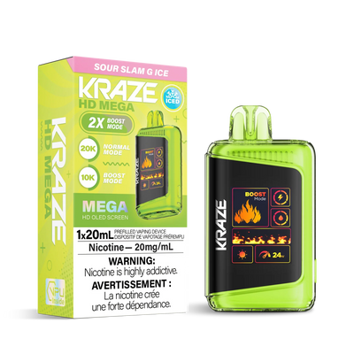 Kraze 20K — Sour Slam G Ice