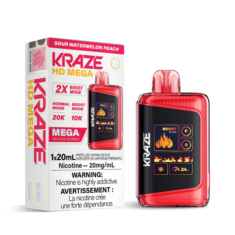 Kraze 20K — Sour Watermelon Peach
