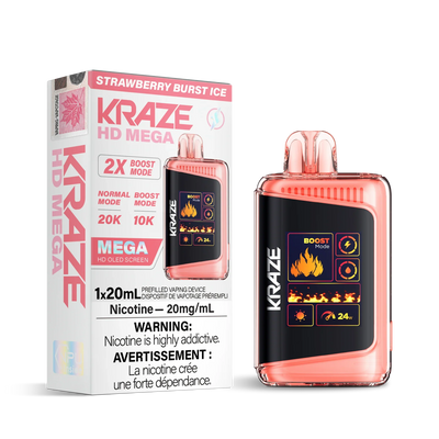 Kraze 20K — Strawberry Burst Ice