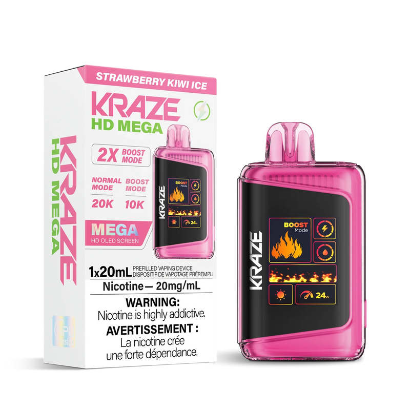 Kraze 20K — Strawberry Kiwi Ice