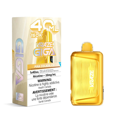 Kraze Giga 150K — Pina Colada Ice
