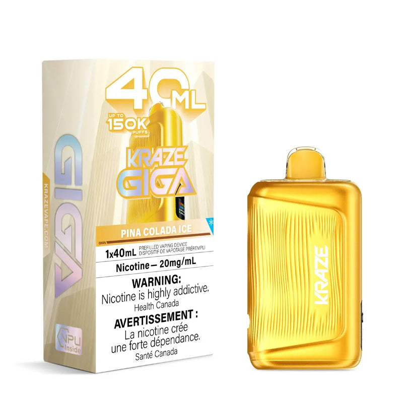 Kraze Giga 150K — Pina Colada Ice