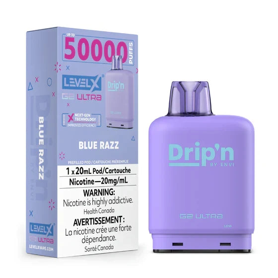 Level X G2 Ultra Drip'n Pod — Blue Razz