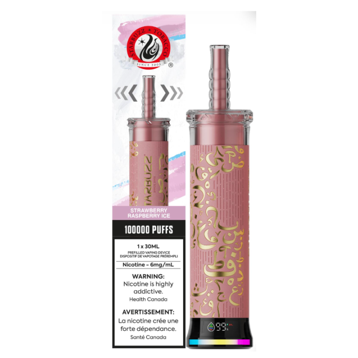 Starbuzz 100K — Strawberry Raspberry Ice