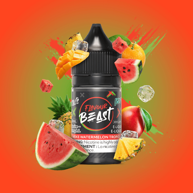Flavour Beast Salts 60mL — Woke Watermelon Tropica - 20mg